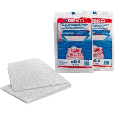 GEKO  Universal Extractor Hood Filter 50x100 Cm Blanc