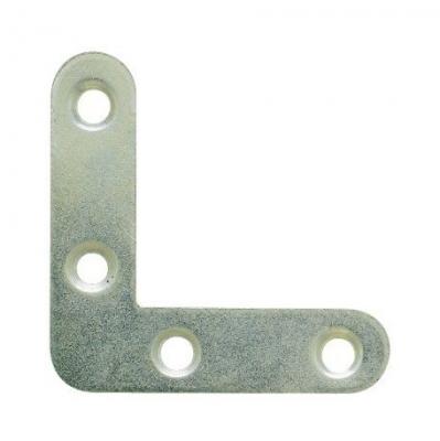 AFBAT Equerre de ch&acirc;ssis - 40 x 10 x 1,5 mm - acier zingu&eacute;