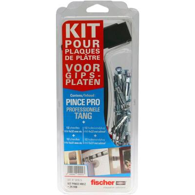 FISCHER Kit pince + 24 chevilles metalliques pour corps creux HM - 509515