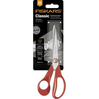 FISKARS  - Ciseaux 21 cm Gauchers, Universal Premium, 1024886
