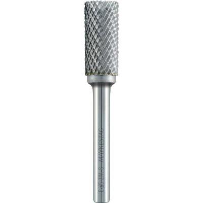 ALPEN Fraise cylindrique -Forme a- de 6 mm (zya-s) avec denture frontale  778606106100 Carbure Diam. tige 6 mm