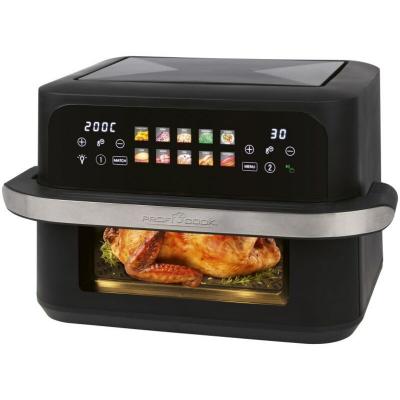 PROFICOOK Friteuse &agrave; air chaud Air fryer 10L Noir  PC-FR1313H-Noir