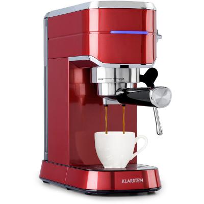 KLARSTEIN Machine &agrave; expresso -  Futura - 1450W - Pression 20 bars - Rouge 