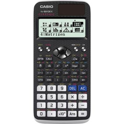 CASIO  FX-991DE X Calculatrice technique et scientifique noir Ecran: 12 solaire, &agrave; pile(s) (l x H x P) 77 x 11 x 166 mm