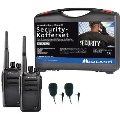 MIDLAND  G15 Pro PMR 2er Security inkl. SM 600-M C1127.S1 Talkie-walkie PMR jeu de 2 