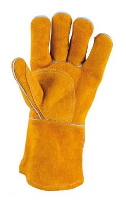 KS TOOLS Gants - En cuir - Court - Pour soudeur - Taille XL - 985.7036
