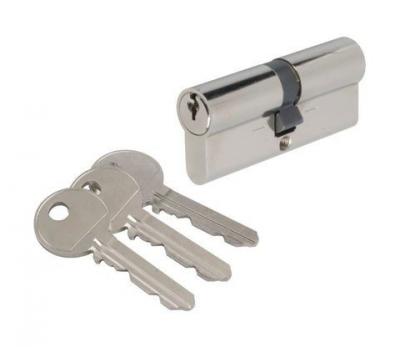 GRAPPIN ANNAT Cylindre 2 entr&eacute;es nickel&eacute; - 36 x 36 mm - ptt / edf  Como