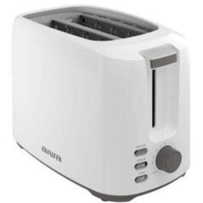 AIWA Grille-pain  asatan grille-pain &agrave; 2 fentes 750w 7 niveaux bac &agrave; miettes en acier inoxydable de
