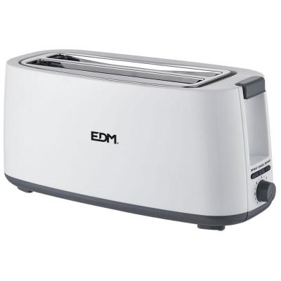 EDM Grille-Pain  &Agrave; Double Longue Fente Blanche - 