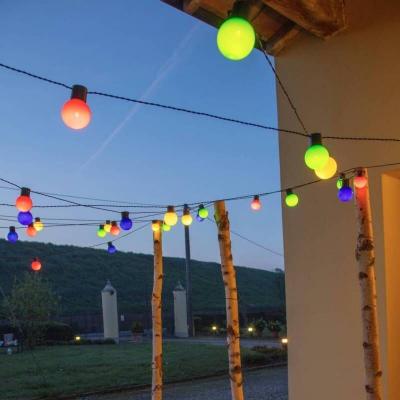LOTTI Guirlande lumineuse d'&eacute;t&eacute; led - 10 m - &Oslash;50 x H60 mm - Multicolore - 