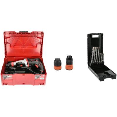 HANGER Perforateur burineur PG26 K + coffret 7 forets b&eacute;ton 2 taillants THOR