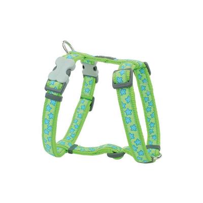 REDDINGO Red dingo - harnais design pour chien - vert &eacute;toiles bleues - xl