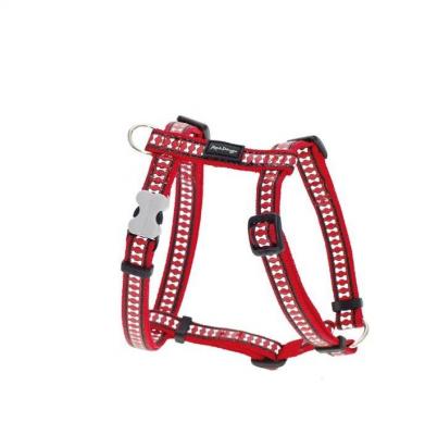 RED DINGO Harnais pour Chien  Rouge Os R&eacute;fl&eacute;chissant 30-48 cm