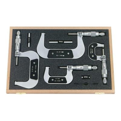 HELIOS PREISSER  0800 513 Set de microm&egrave;tres 0 - 100 mm Lecture: 0.01 mm DIN 863-1