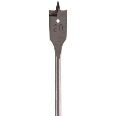 HELLER M&egrave;ches bois plates avec pointe frais&eacute;e , 1/4""-Hex, &Oslash; 22 x 152 mm