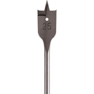 HELLER M&egrave;ches bois plates avec pointe frais&eacute;e , 1/4""-Hex, &Oslash; 25 x 152 mm