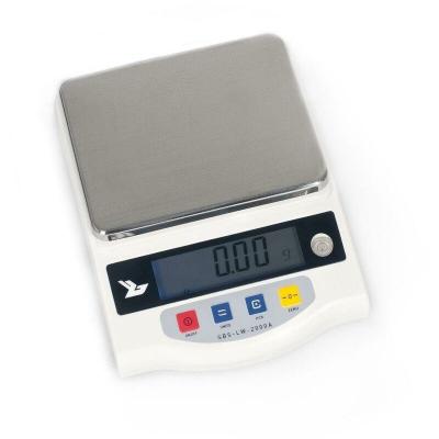 HELLOSHOP26 Balance de pr&eacute;cision digitale professionnelle cuisine laboratoire 2.000g / 0.01g - LCD