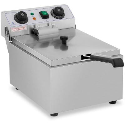 HELLOSHOP26 Friteuse &eacute;lectrique professionnelle restaurant 1 x 10 litres minuterie