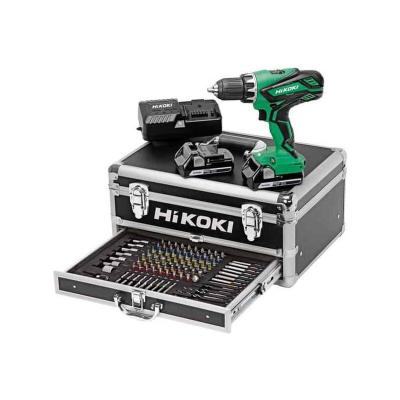 HIKOKI  Perceuse Visseuse Percu 18V 2,5Ah + 100 accessoires - KC18DJLFZ