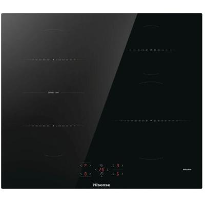 HISENSE  Table de cuisson induction 60cm 4 feux 7200w noir - HI621FM