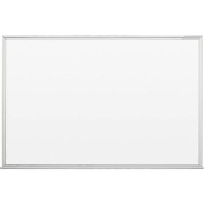 MAGNETOPLAN  - Tableau (pour &eacute;crire) l.600xH450 mm t&ocirc;le d'acier blanc magn&eacute;tique avec cadre alu