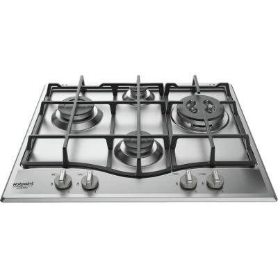 HOTPOINT  Ariston PCN 641 T/IX/HAR Table de cuisson au gaz Inox - 4 foyers