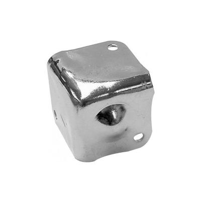 SOUND & LIGHT ACCESSORIES Coin De Protection Pour Enceintes, Blanc Metallique, 38 X 38mm X 90&deg;