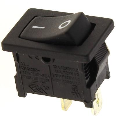 SEB Rosieres - Interrupteur 2 cosses noir pour cuisiniere