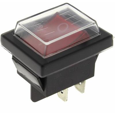 POLTI Interrupteur 4 cosses rouge protege pour Nettoyeur vapeur 