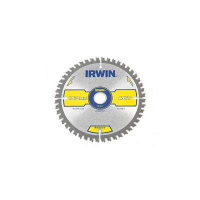 IRWIN  - multi material circular saw blade 160 x 20MM x 48T tcg/neg