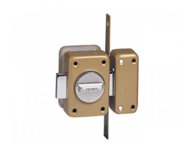 ISEO Verrou &agrave; bouton A2P1 Cavith 1400 finition or -  - 14000001