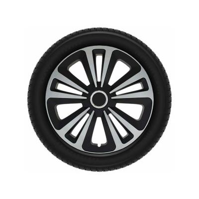 VIVOL Jeu d':enjoliveurs Terra Ring Mix Argent / Noir 16 Pouces