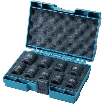 MAKITA  D-41517 Coffret de 9 douilles pour boulonneuse&agrave; chocs - 1/2