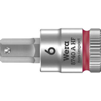 WERA  8740 A 05003337001 6 pans int&eacute;rieurs Douille-embout 6 mm 1/4 (6.3 mm)