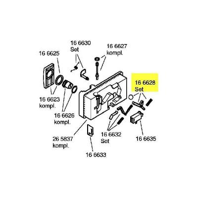 Jeu De Reparation 25.0679.00 00166628 Pour lave vaisselle