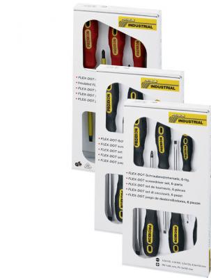 PROXXON  2222630 - Set 6 Tournevis isol&eacute;s pl + ph, Rouge