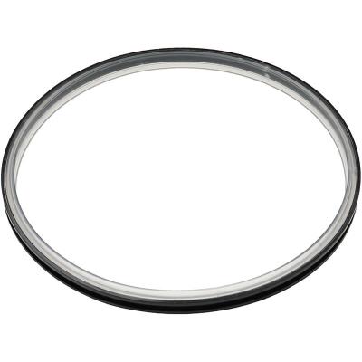 VHBW Joint de couvercle compatible avec Vorwerk Thermomix TM31 robot de cuisine - Anneau d'&eacute;tanch&eacute;it&eacute;, transparent / noir - 