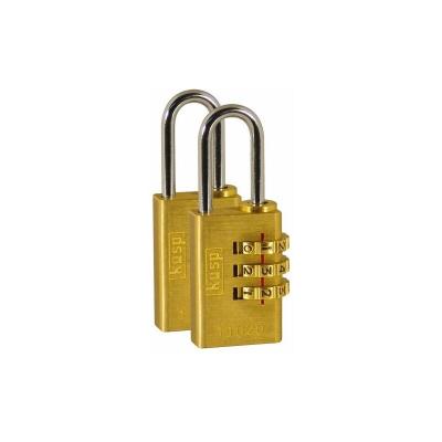 KASP Cadenas  K11020D2 or-jaune avec serrure &agrave; combinaison