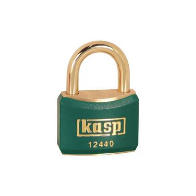 KASP  K12440GREA1 Cadenas en laiton de couleur 40 mm s'entrouvant Vert