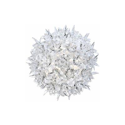 KARTELL  Bloom Applique/Plafonnier, translucide clair, &oslash;28 cm
