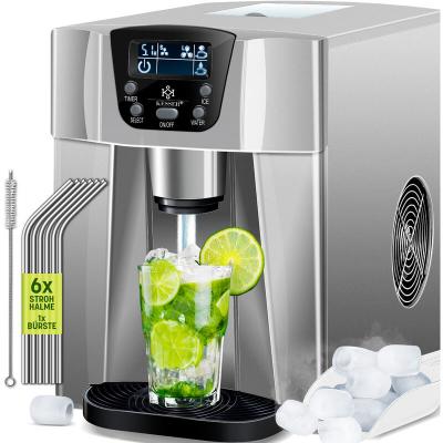 KESSER Machine &agrave; gla&ccedil;ons - &reg; - Acier inoxydable - 100 W - 12 kg en 24h - &Eacute;cran LCD 