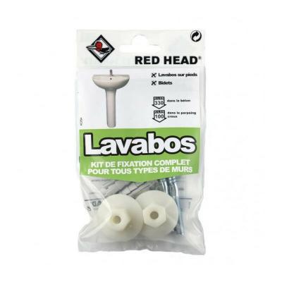 RED HEAD Sachet de 2 Nordtech 10x50+2 tiges filet&eacute;es+2 rondelles de r&eacute;glage