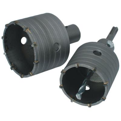 BEAST Kit Deux Tr&eacute;pans B&eacute;ton Carbure d. 65 et 80 mm - Emmanchement sds+ - Outil de Ma&ccedil;onnerie Pratique et Efficace - 