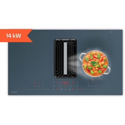 KLARSTEIN AirJet FlexPro Plaque de cuisson &agrave; induction avec Hotte aspirante 750 m&sup3;/h Flexzone Booster