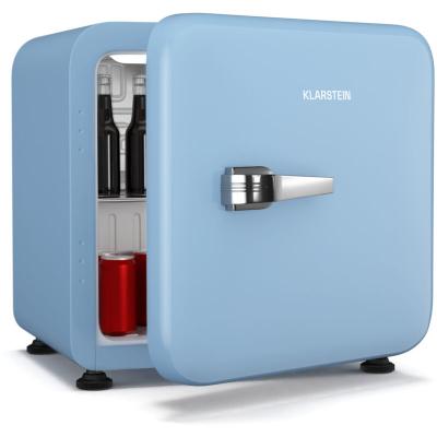 Audrey Evo Mini-r&eacute;frig&eacute;rateur 43 L Mini Frigo Mini bar design r&eacute;tro silencieux compact Bleu