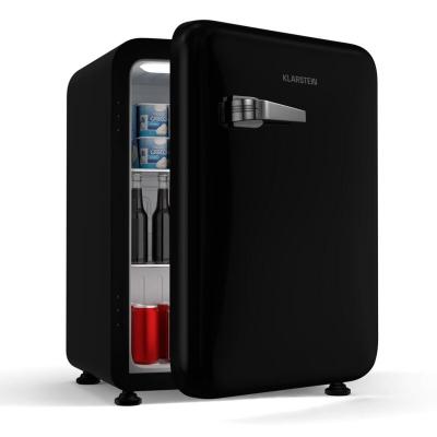  Klarstein audrey evo mini-r&eacute;frig&eacute;rateur 68 l design r&eacute;tro frigo silencieux compact 3 couleurs noir