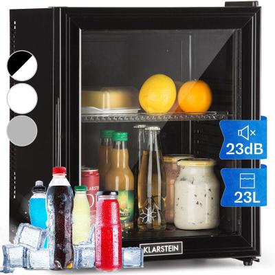 KLARSTEIN R&eacute;frig&eacute;rateur &agrave; boissons -  Brooklyn - Compact - Minibar 24 litres 0dB - Noir 