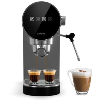KLARSTEIN Machine &agrave; Caf&eacute; Expresso avec Mousseur de Lait  - Gris - 0.9L - 1360W - Pression 20 bars 