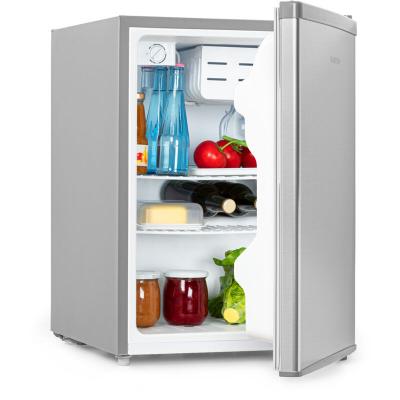 KLARSTEIN  cool kid mini r&eacute;frig&eacute;rateur 66 litres frigo avec compartiment cong&eacute;lateur 4l 41db argent&eacute; 