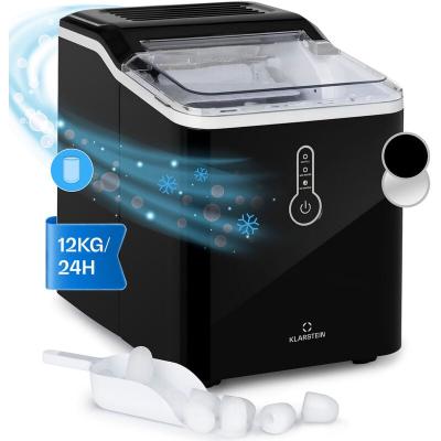 KLARSTEIN ChillOut - Machine &agrave; gla&ccedil;ons 12 kg/24h , r&eacute;frig&eacute;ration par compression , r&eacute;servoir 1,5 litre - Argent